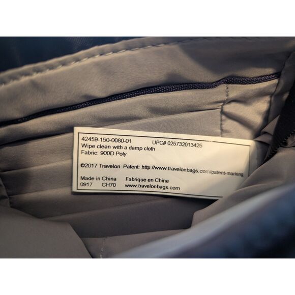 👜 Travelon Anti-Theft Classic Mini Shoulder Bag Purple - Picture 10 of 13